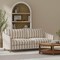 Yellow Grey Stain & Water Resistant Performance Pet Friendly Stripe Linen Look Print Upholstery Fabric by The Yard - SKU: Odessa Stone